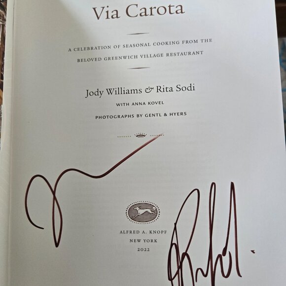 Via Carota: A Celebration of Seasonal Cooking SIGNED - Picture 2 of 2